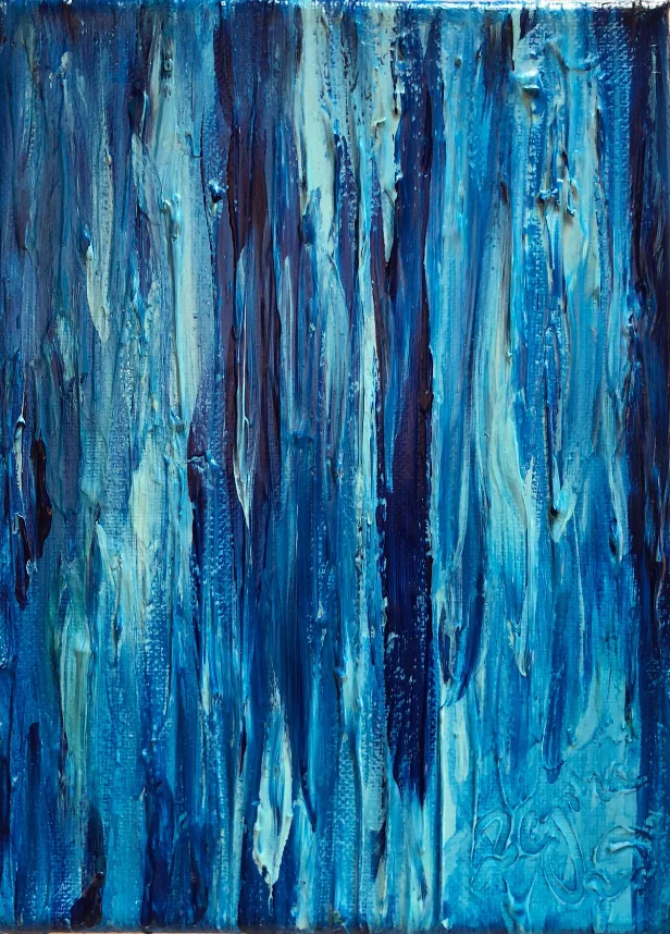 A peaceful and healing waterfall